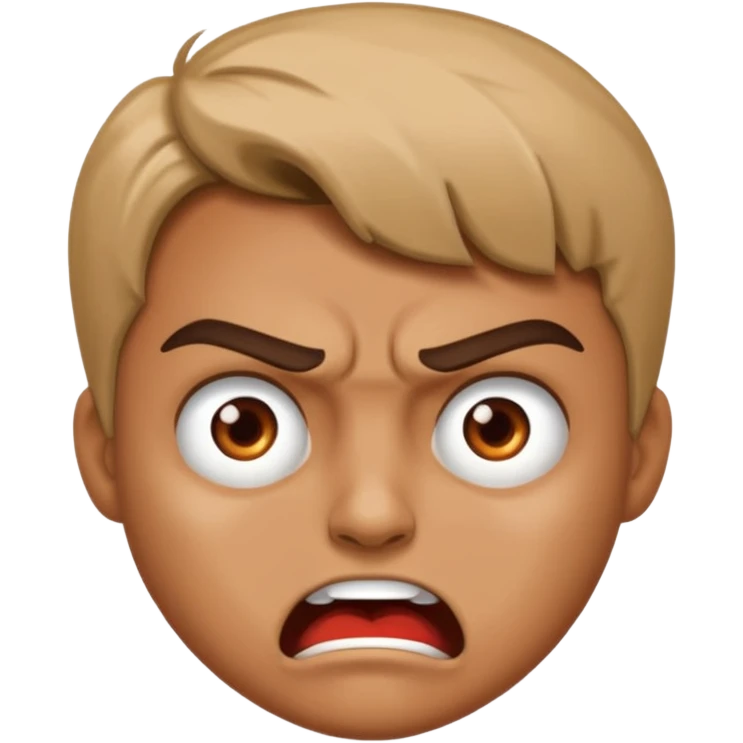 Angry but in love emoji