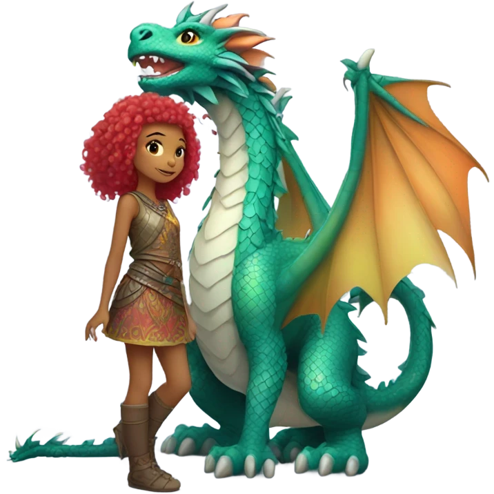 girl dragon emoji