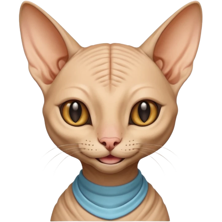 sphinx cat smiling emoji