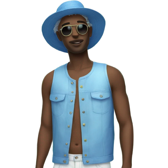 Blue aesthetic summer  emoji