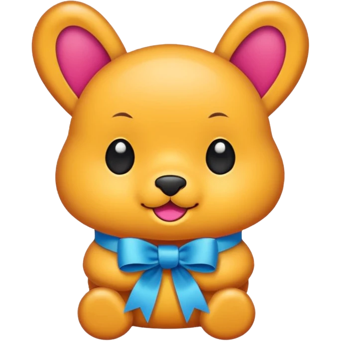 Pookie sticker ribbion emoji