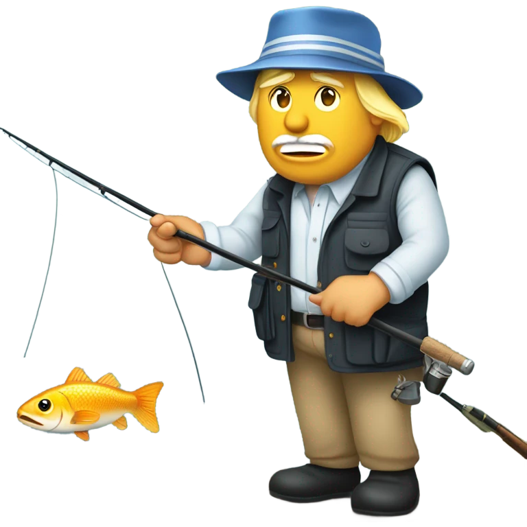 Trump fishing emoji