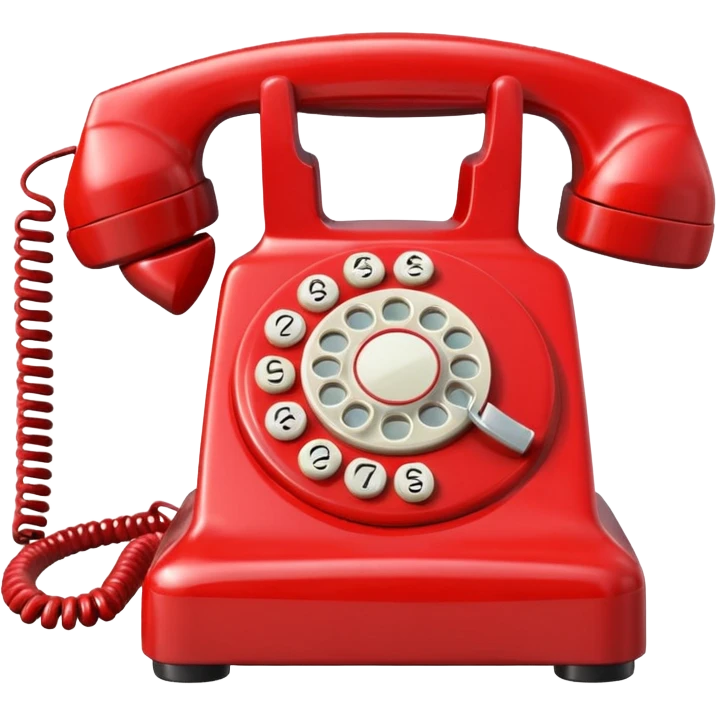 red telephone emoji
