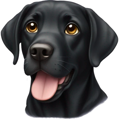 Black Labrador  emoji