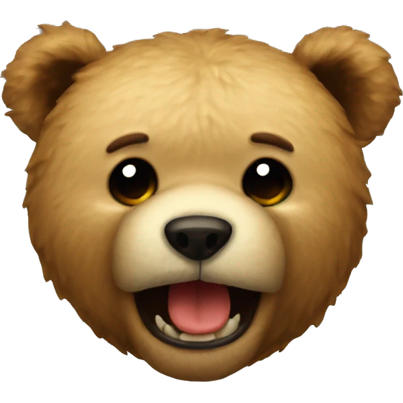 teddybear that has eaten a lot and is full emoji
