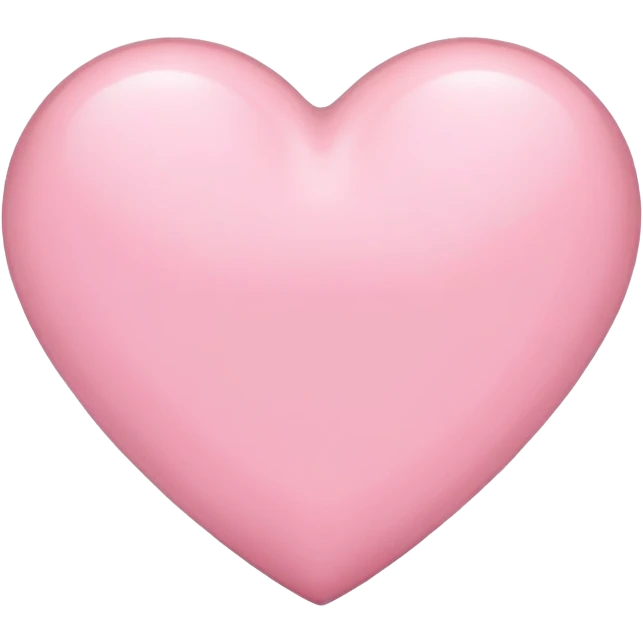 light pink heart emoji