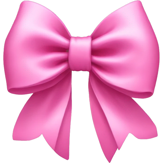 pink bow emoji