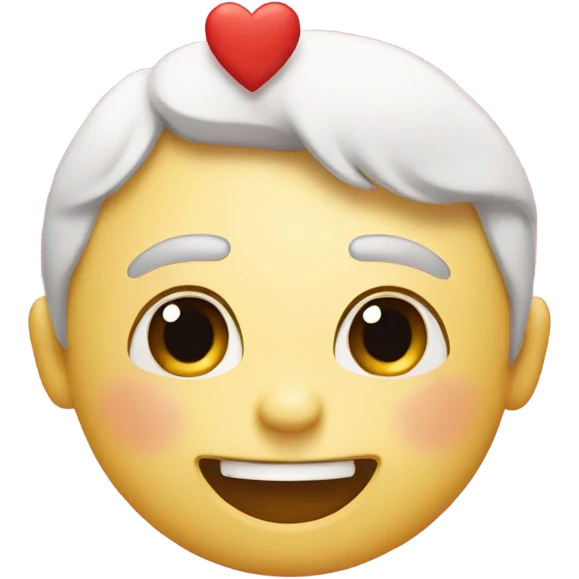 A very happy emoji that has fallen in love and is feeling love emoji