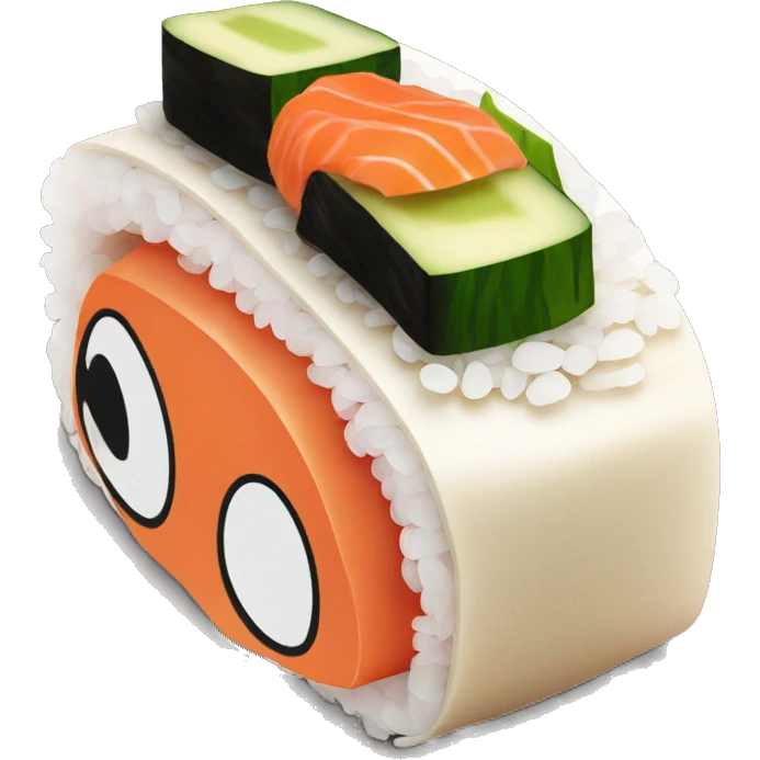 Sushi California roll emoji