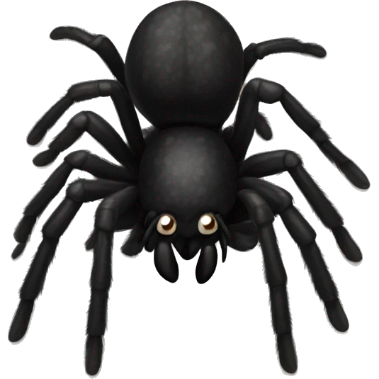 black tarantula  emoji