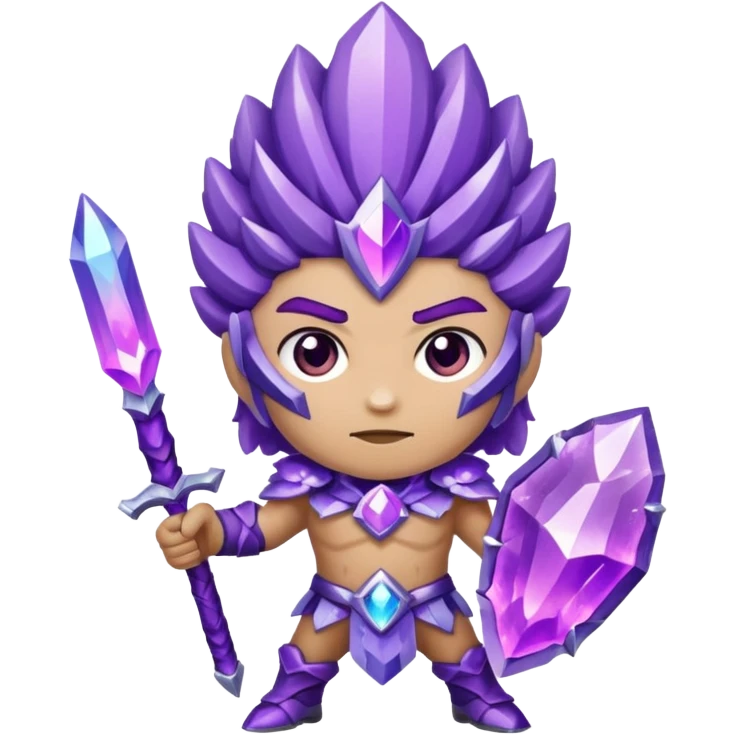 crystal geode warrior emoji