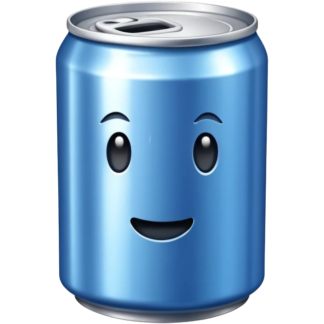 blue can emoji