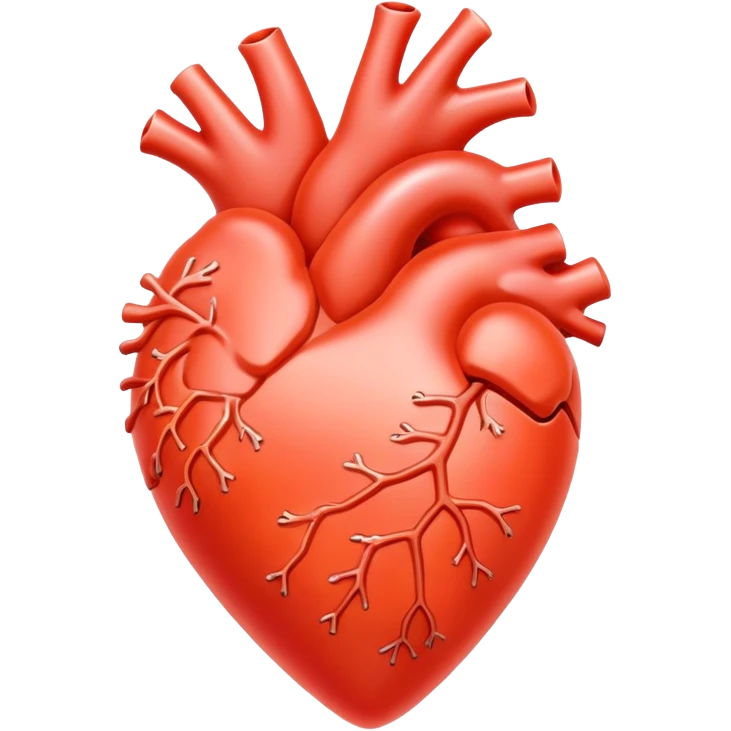 Coral color heart emoji