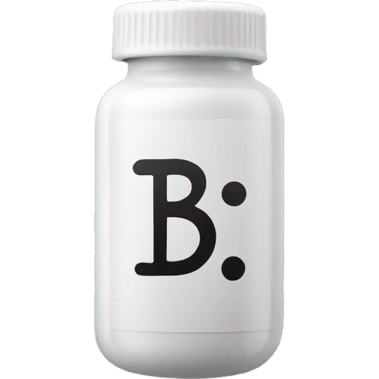 dancing medicine pill with a b on it. Should look weird emoji