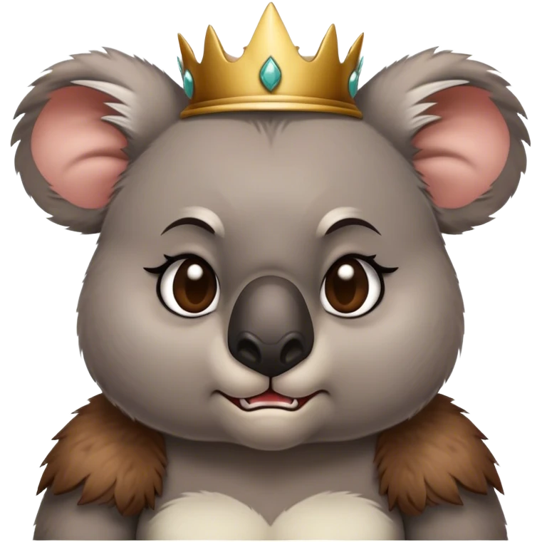Angry princess koala  emoji