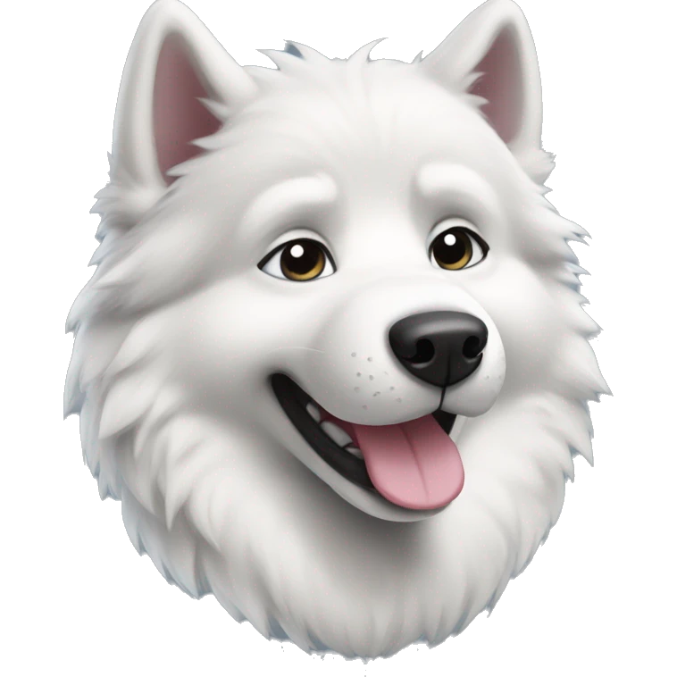 fluffy husky emoji