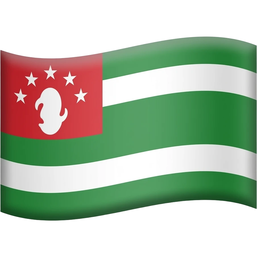 Flag of Abkhazia emoji