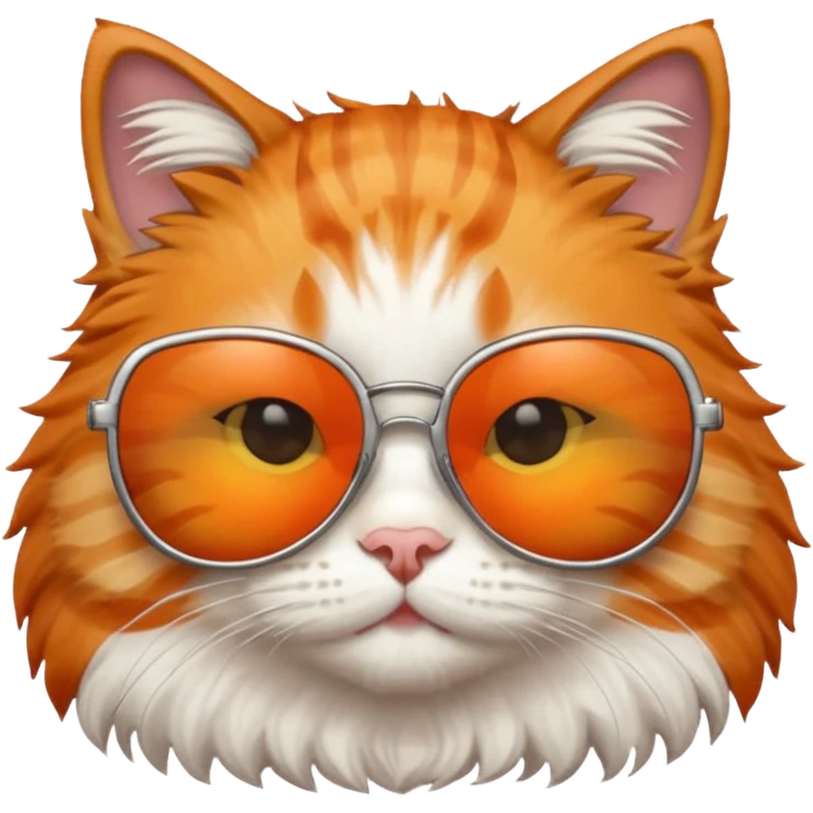 Cat wearing sunglasses emoji