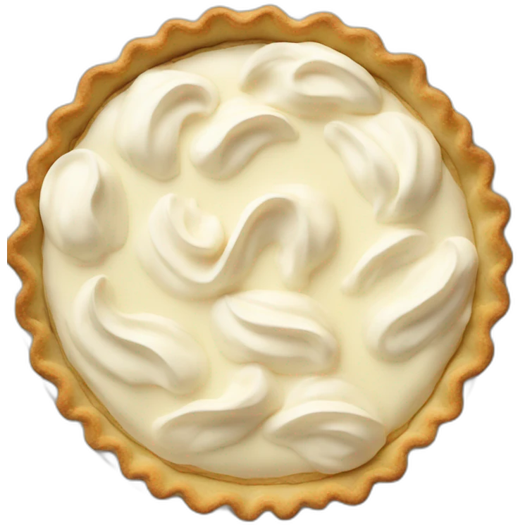 Cream pie emoji