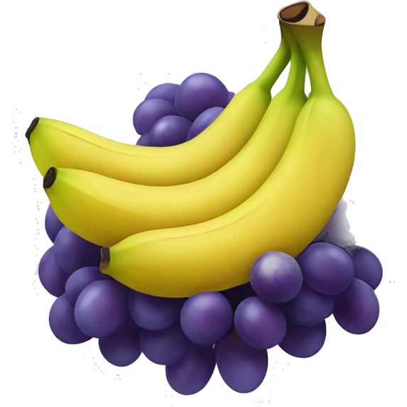 Bananas as grapes emoji