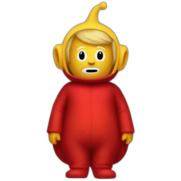 Donald trump in teletubbie outfit emoji