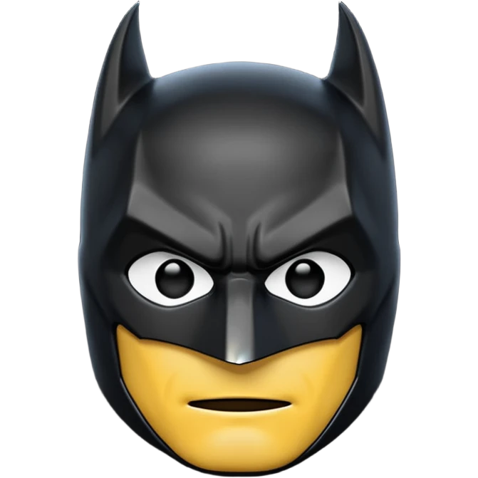 Batman themed emoji emoji
