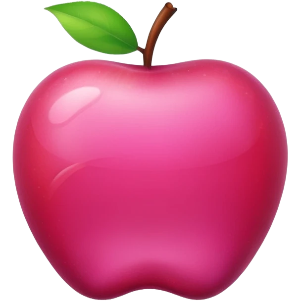 🍏 but pink emoji