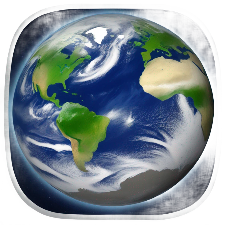 the earth seen from the moon emoji