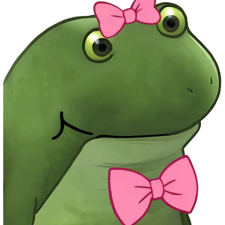 Cool emoji with pink bow  emoji