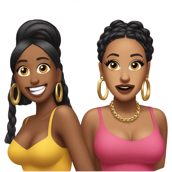 tyla and cardi B emoji