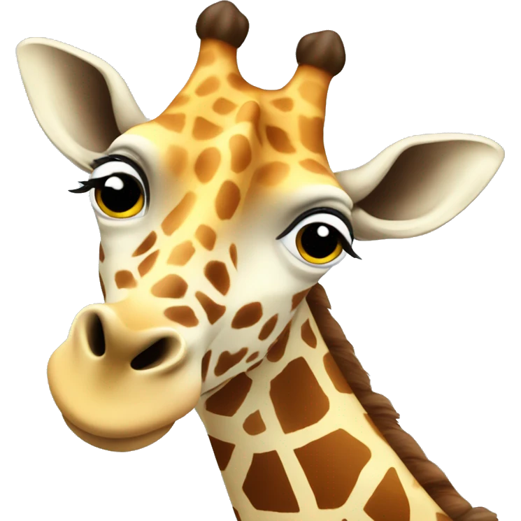 happy XXL giraffe  emoji