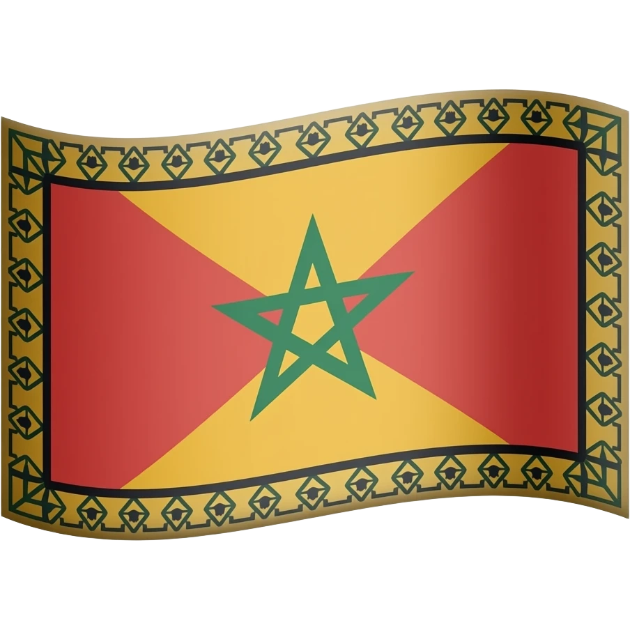 Marinid Saddi dinasty flag emoji