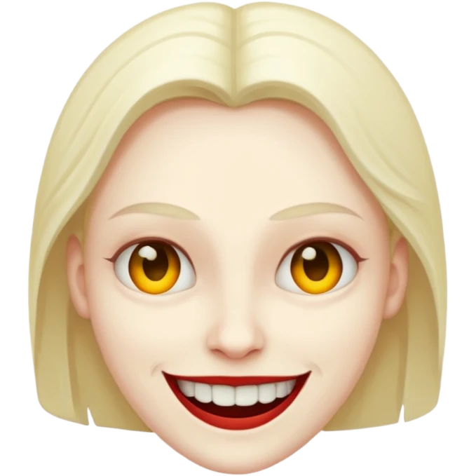 Happy evil emoji