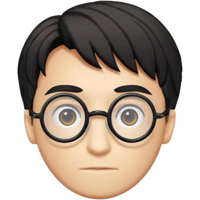 glasses with harry potter style emoji