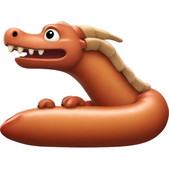 Sausage dragons emoji