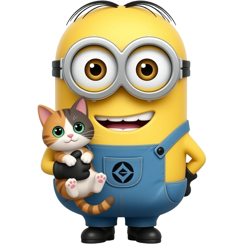 minion holding catr emoji
