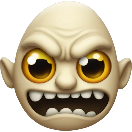 monster with giant nose emoji