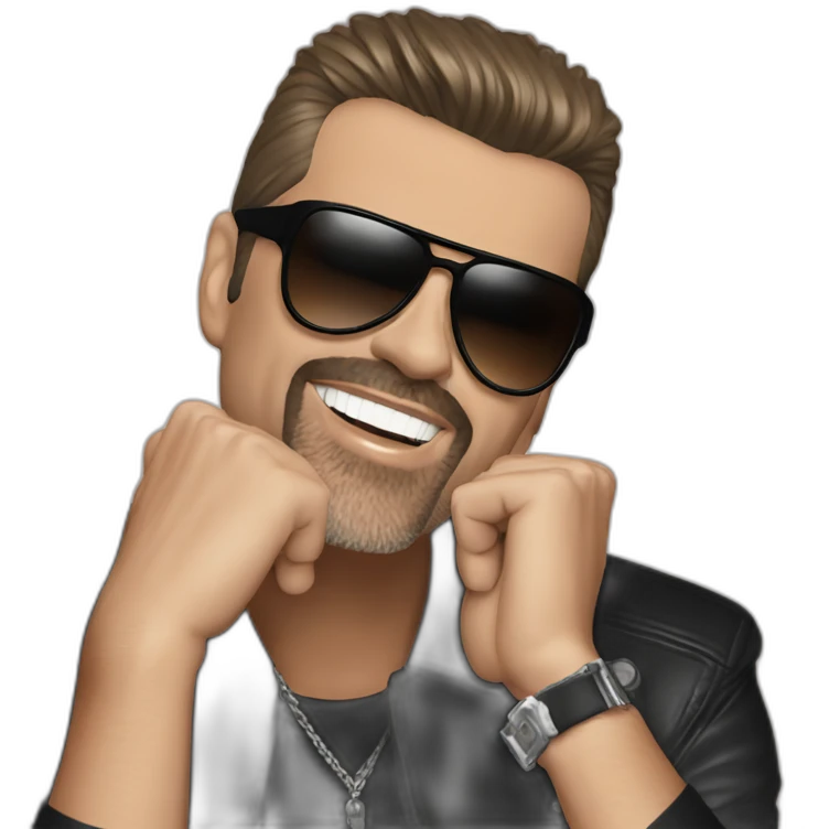 George Michael faith era emoji