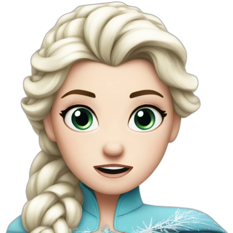 Angry Elsa emoji