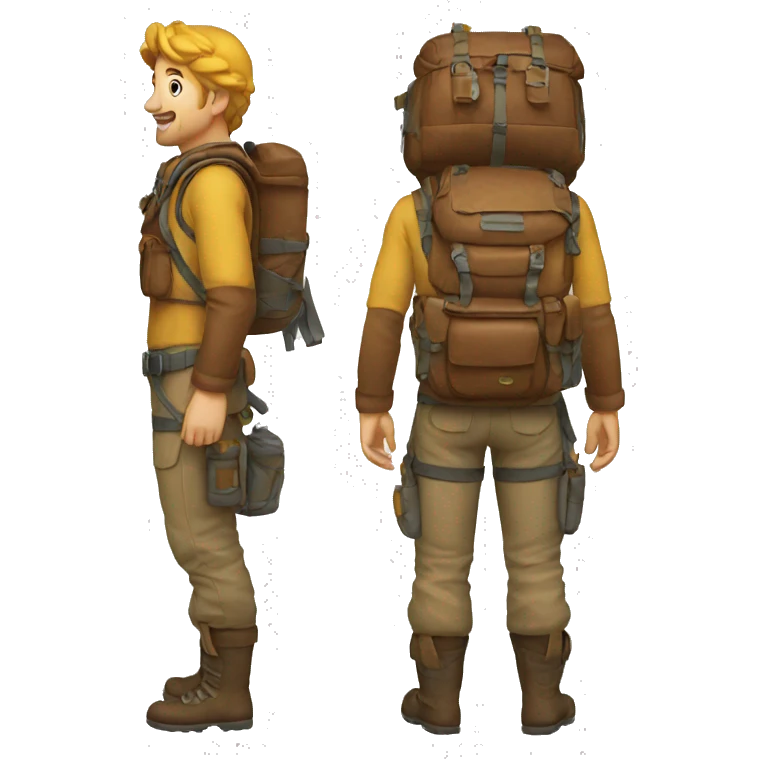 adventurer backpack emoji