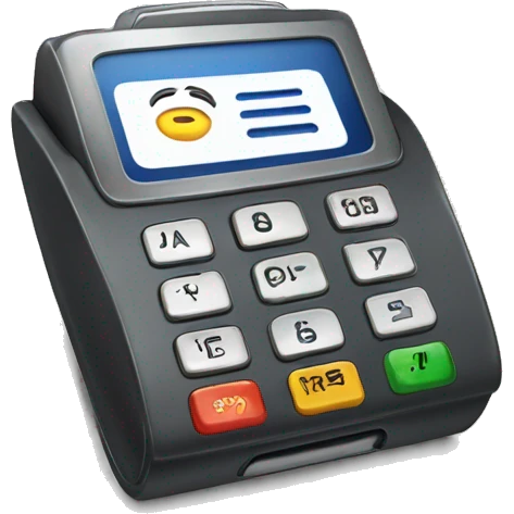 toy credit card reader emoji