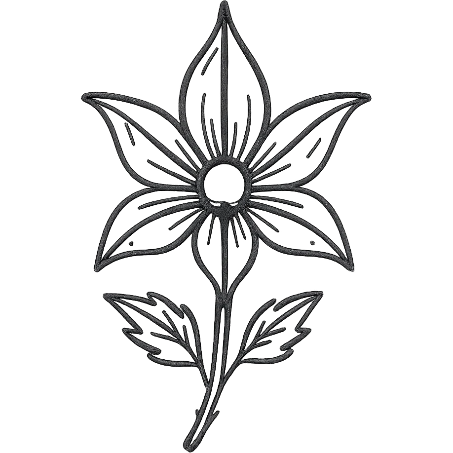 gothic flower emoji