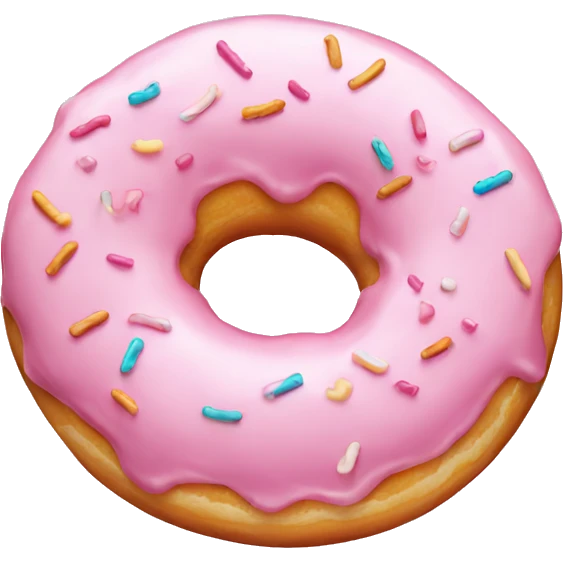 pastel pink donut emoji