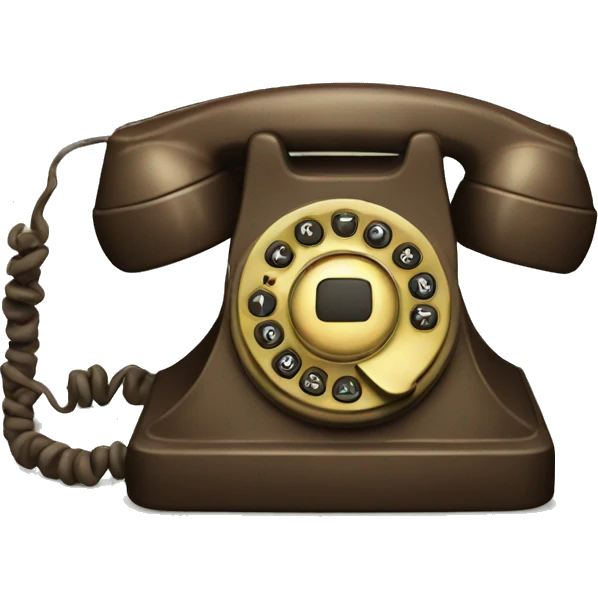 vintage phone emoji