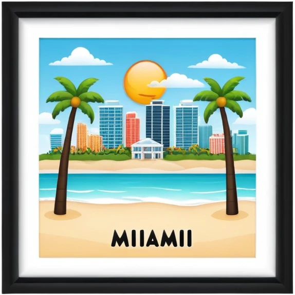 Для брачного агенства miami emoji