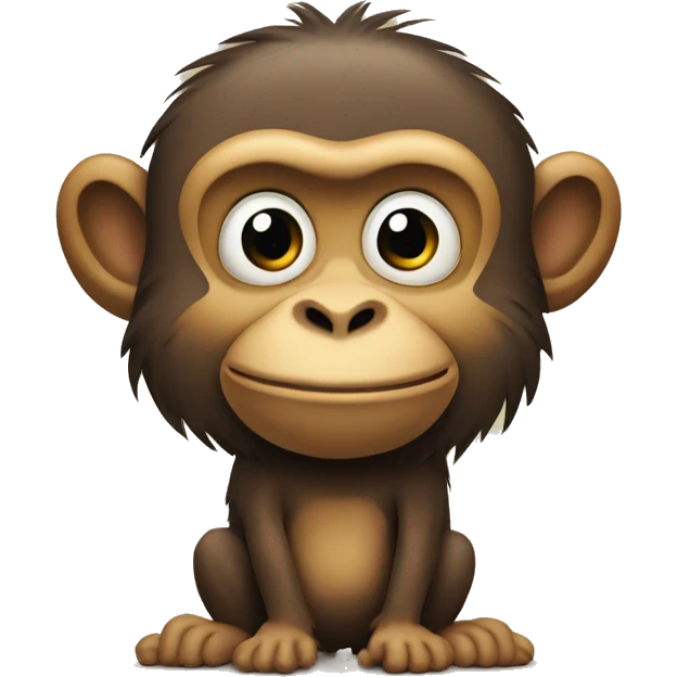 Big monkey with chicken emoji