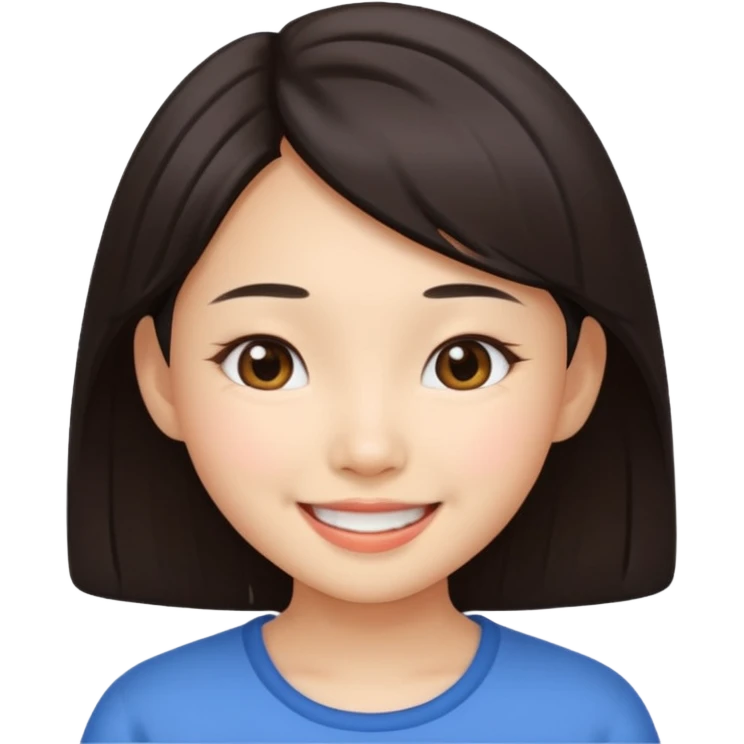 Cute Asian Girl emoji