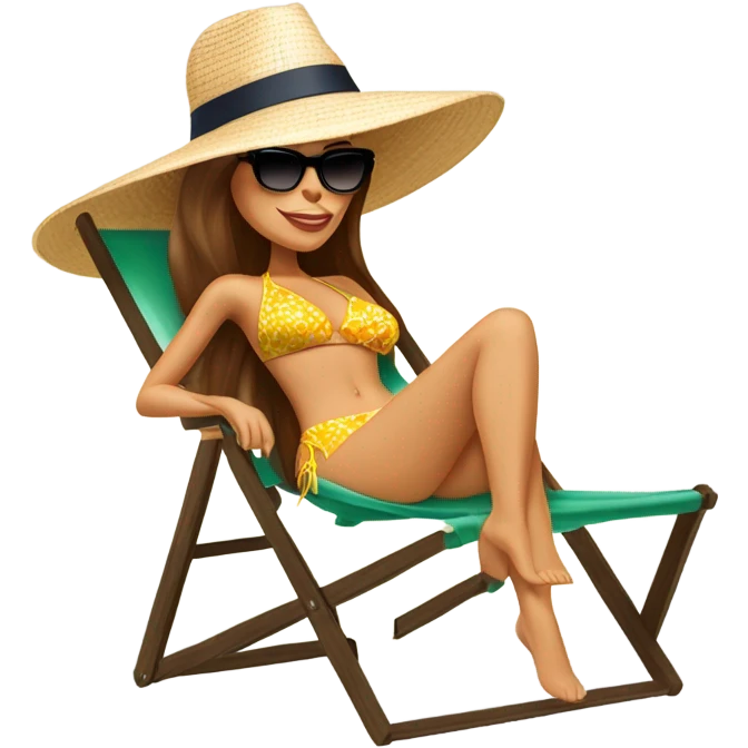 sofia vergara sunbathing emoji