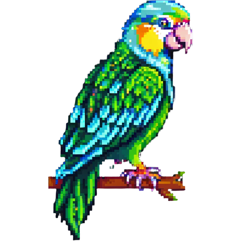 green parrot emoji