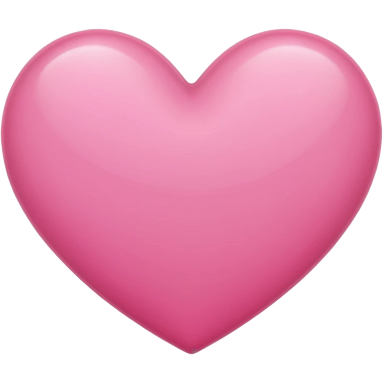 Coeur rose emoji